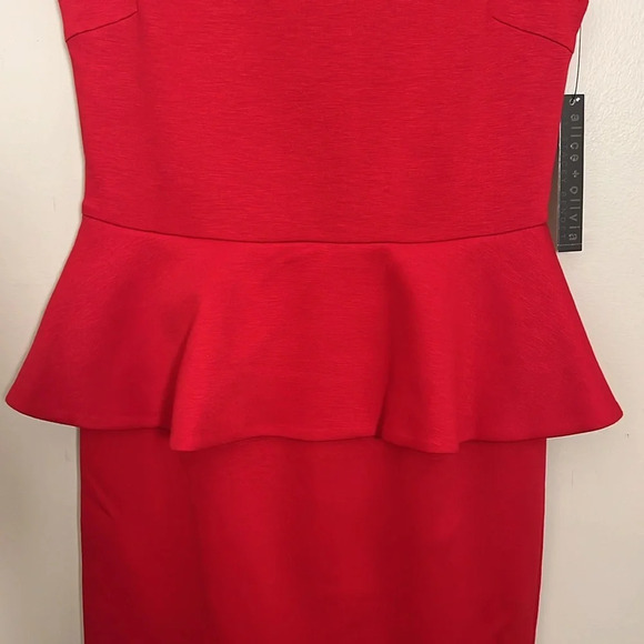 Alice + Olivia NWT Red Ember Cap Sleeve Party Dress Size 2 Revolve Coquette Cute - Picture 8 of 15